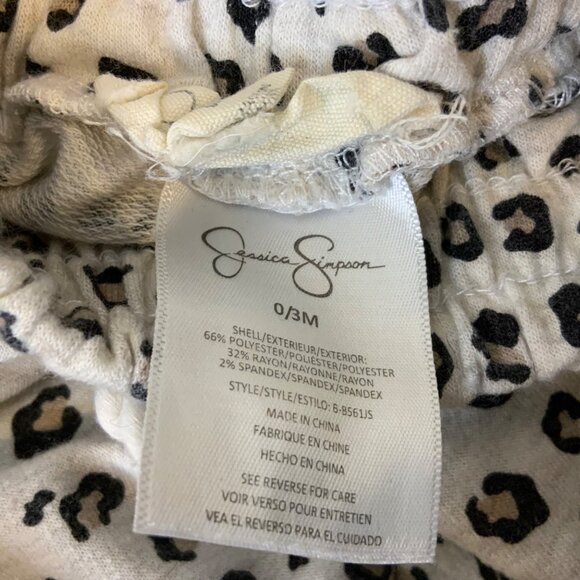 Jessica Simpson, Leopard print sweat pants,  Child of Mine Hooded Sweat , onesie - Picture 4 of 13